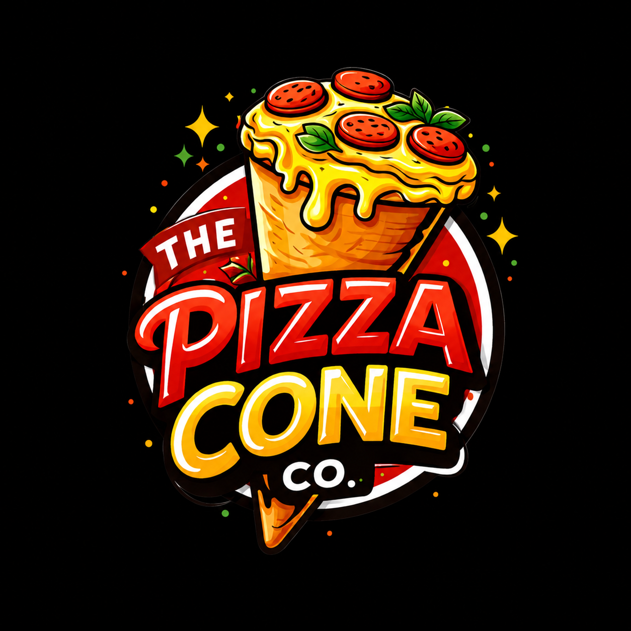 The Pizza Cone Co. logo